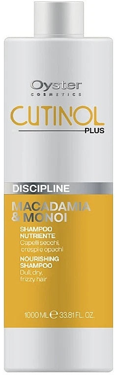Shampoo discipline  macadamia e monoi cutinol plus 1000  ml oyster   cosmetics