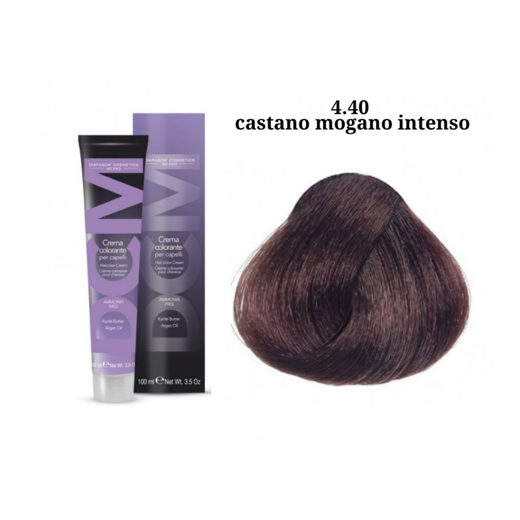 Colorazione diapason colore 4.40   castano mogano intenso 100 ml