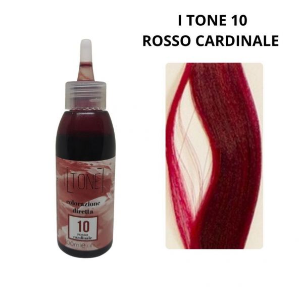 Colorazione diretta i tone Retrò N°10 rosso cardinale 100 ml