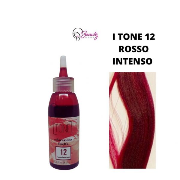Colorazione diretta  i tone Retrò N°12 rosso intenso 100 ml
