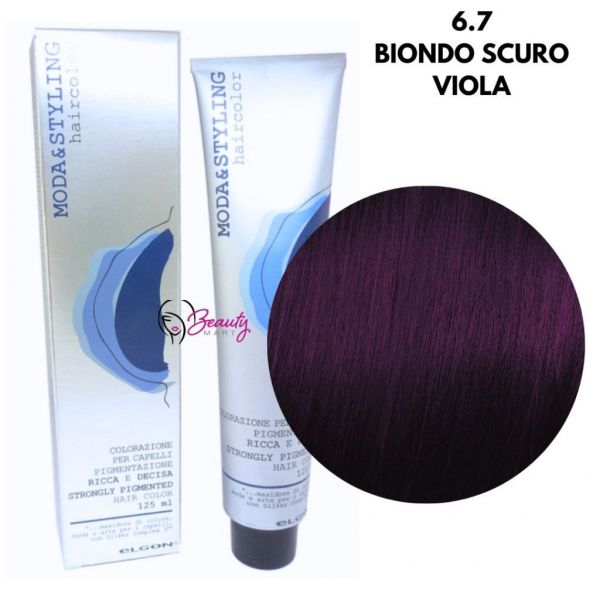 Colorazione elgon moda & styling N° 6.7 colore biondo scuro viola 125 ml