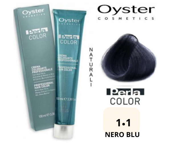 Colorazione Perlacolor Oyster Colore 1.1 Nero Blu