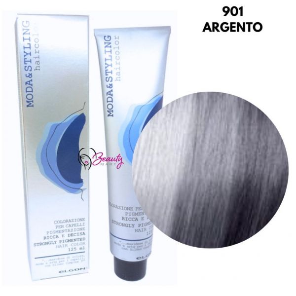 Colorazione tonalizzante moda & styling Elgon colore  N° 901 Argento 125 ml