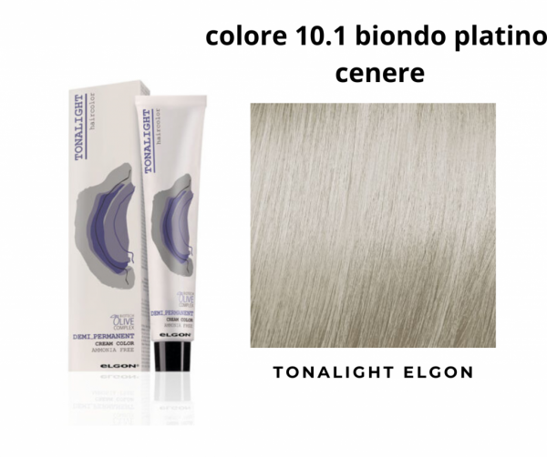 Colorazione tonalizzante tonalight Elgon colore  10.1 biondo platino cenere 100 ml