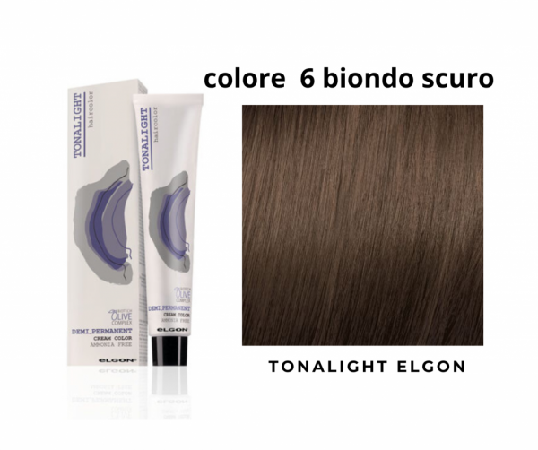 Colorazione tonalizzante tonalight Elgon colore  6.0  biondo scuro 100 ml