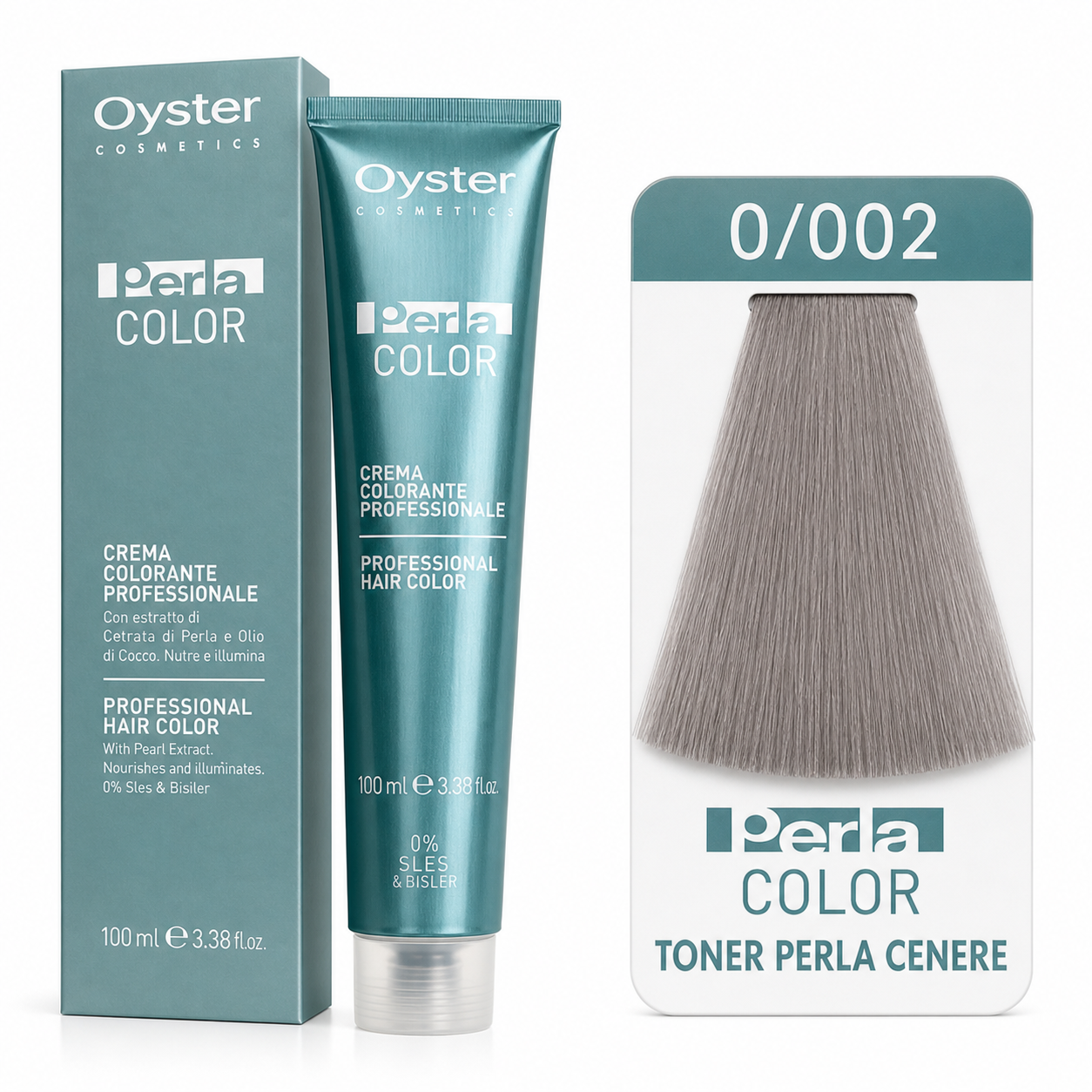 Colorazione  oyster perlacolor toner  0.002 perla cenere 100 ml