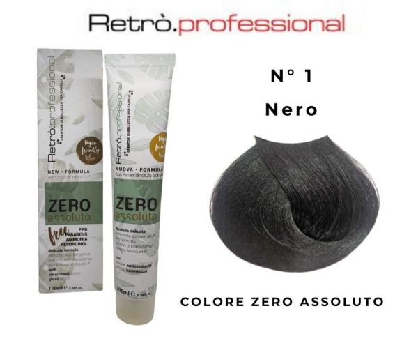 Colore Zero Assoluto Vegan Friendly 100ml Colore 1.0 Nero