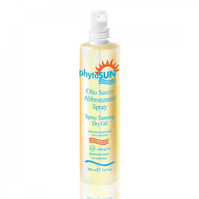 Olio secco spray abbronzante viso e corpo Phyto Sun SPF10 200 ml