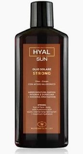 Olio solare strong hyal sun viso corpo super abbronzante 200 ml  Lr wonder company