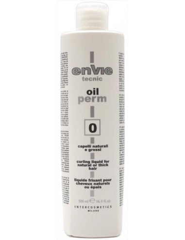 Permanente oil n ° 0 arricciante capelli naturali e grossi 500 Ml Envie Tecnic