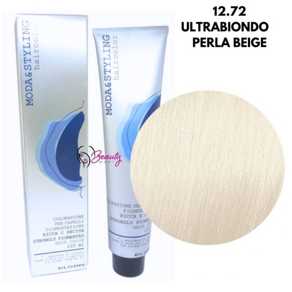 Tonalizzante moda & styling elgon ultrabiondi N° 12.72 ultrabiondo perla beige
