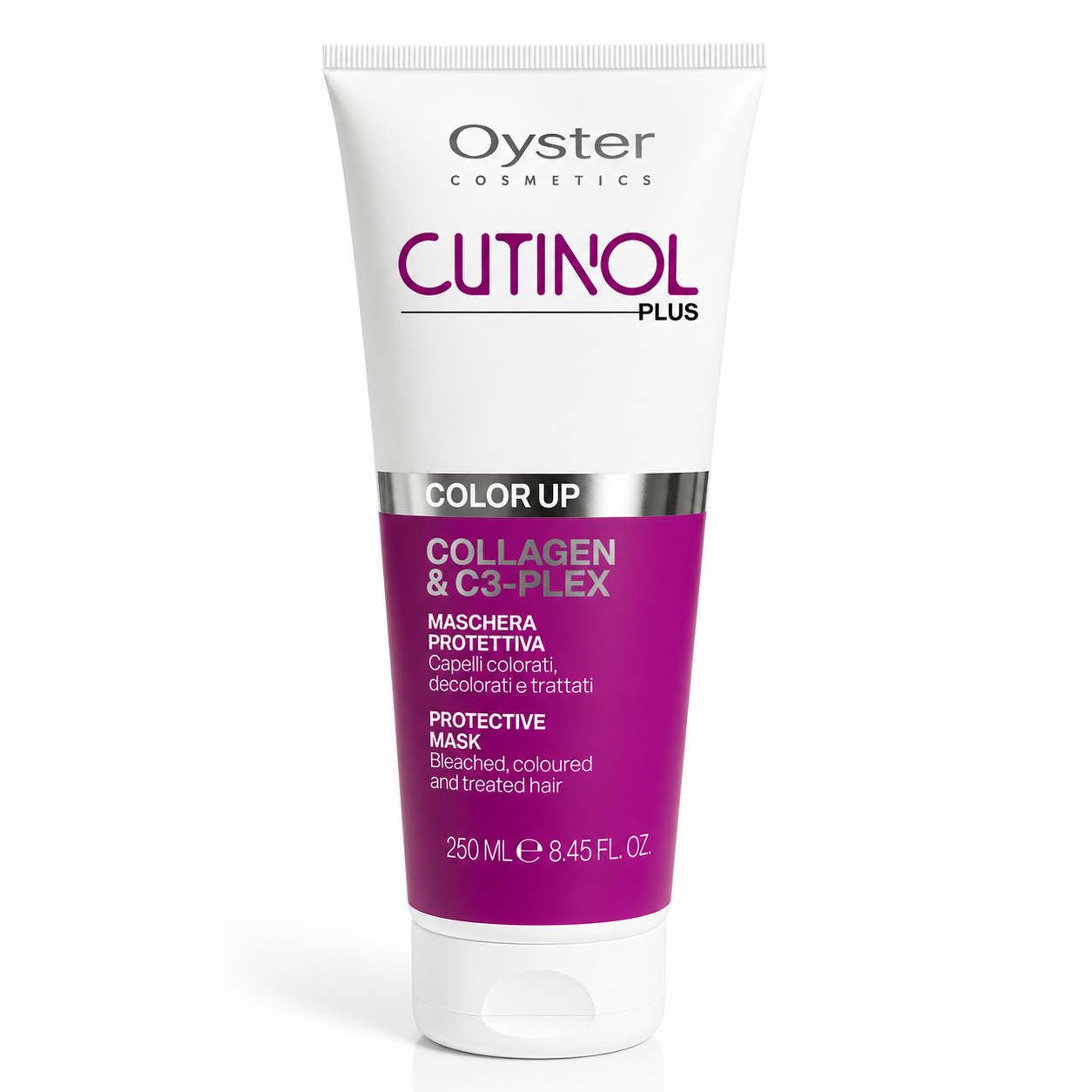 Maschera protettiva per capelli colorati decolorati e trattati cutinol plus color-up 250 ml  Oyster Cosmetics