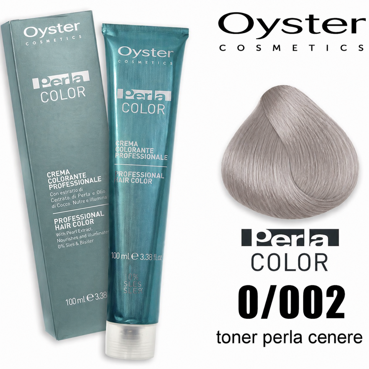 Colorazione  oyster perlacolor toner  0.002 perla cenere 100 ml