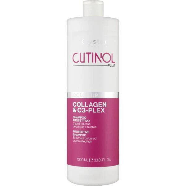 Shampoo protettivo  per capelli colorati  decolorati e trattati cutinol plus color-up  1000 ml Oyster Cosmetics